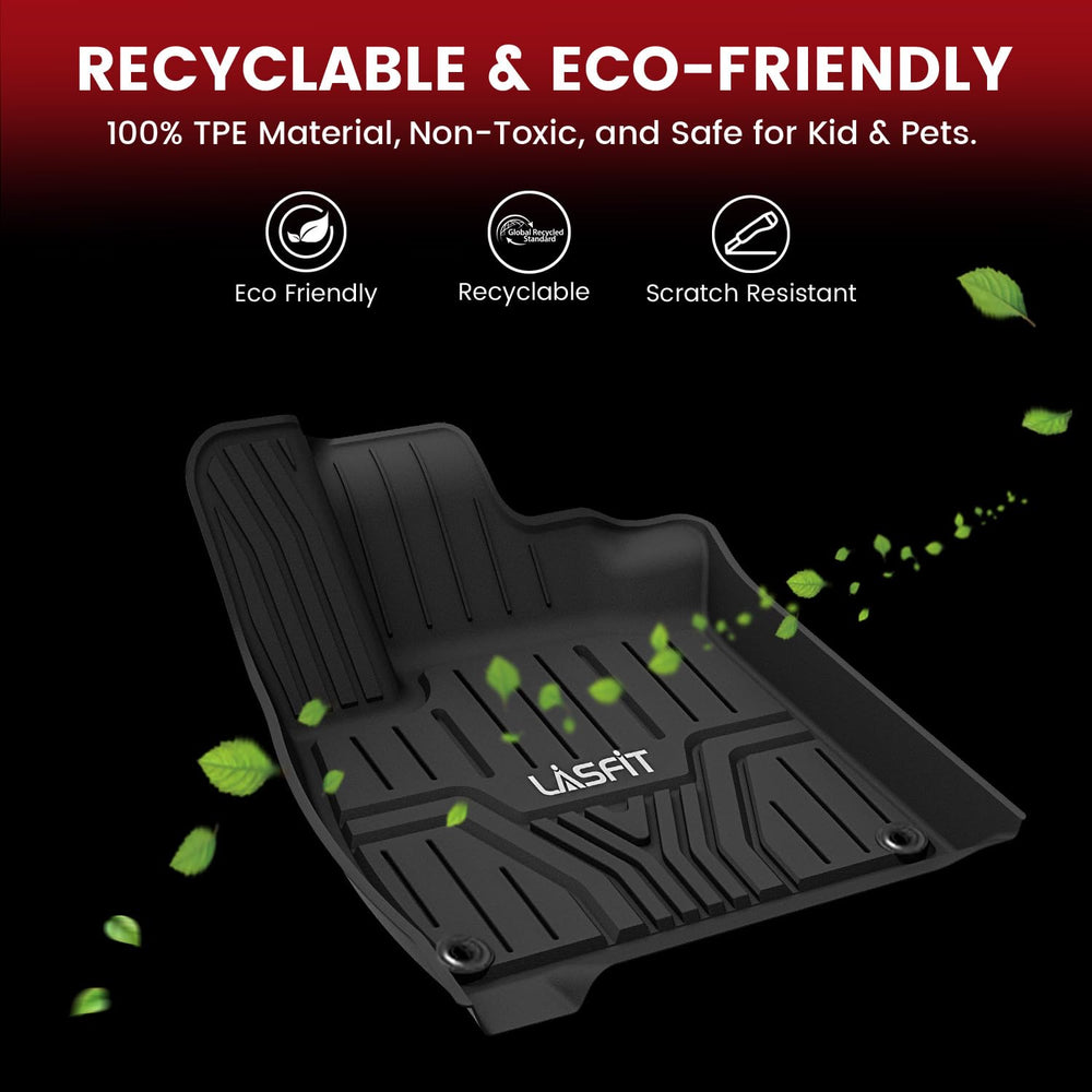 LASFIT Honda Civic all-weather protection mats in action during daily use