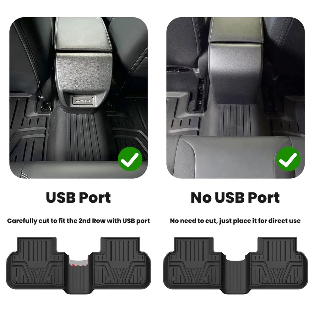 LASFIT recyclable-TPE material close-up on Honda Civic mats