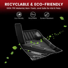 LASFIT floor mats stay flexible and resist curling under heavy use.