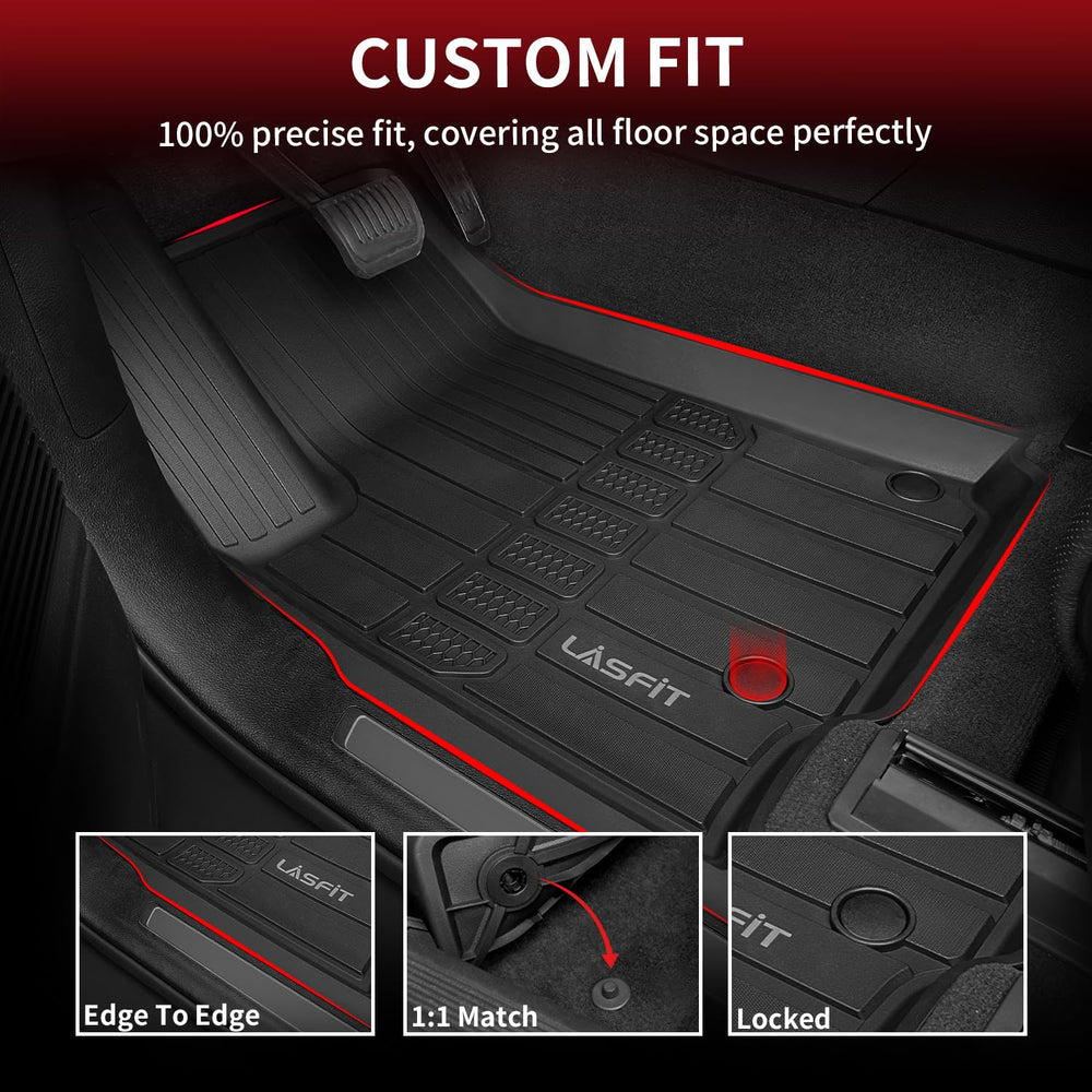 LASFIT floor mats are easy to clean and quick to remove for Jeep GC L.