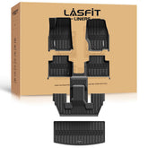 LASFIT Jeep Grand Cherokee L front mats with edge-to-edge fit protecting interiors.