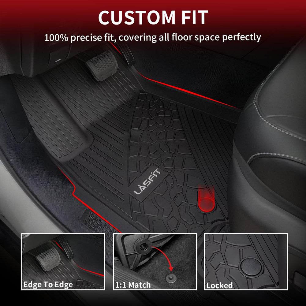 LASFIT WL mats raised edges resist curling for long-lasting durability