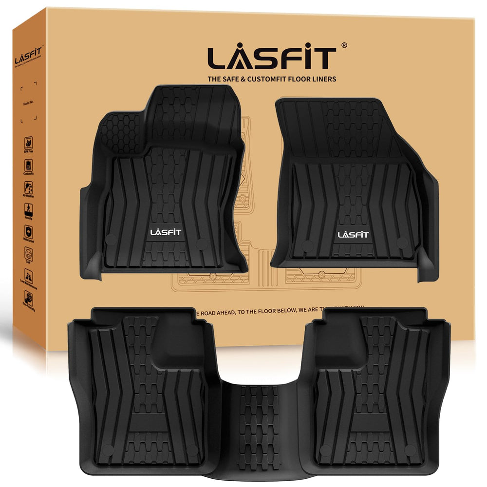 LASFIT floor mats for Lincoln Continental front row with precise fit and full coverage.