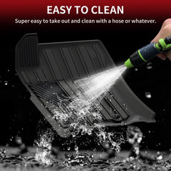 LASFIT raised-edge design helps contain spills and keeps carpet protected.