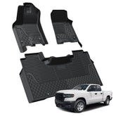 LASFIT floor mats for Ram 1500 crew cab edge-to-edge fit protects interior from dirt and spills.