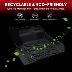 LASFIT Ram crew cab carpet and vinyl mats stay securely in place.