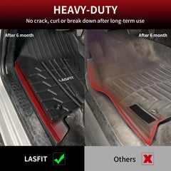 LASFIT mats protect interiors during rain, snow, and mud
