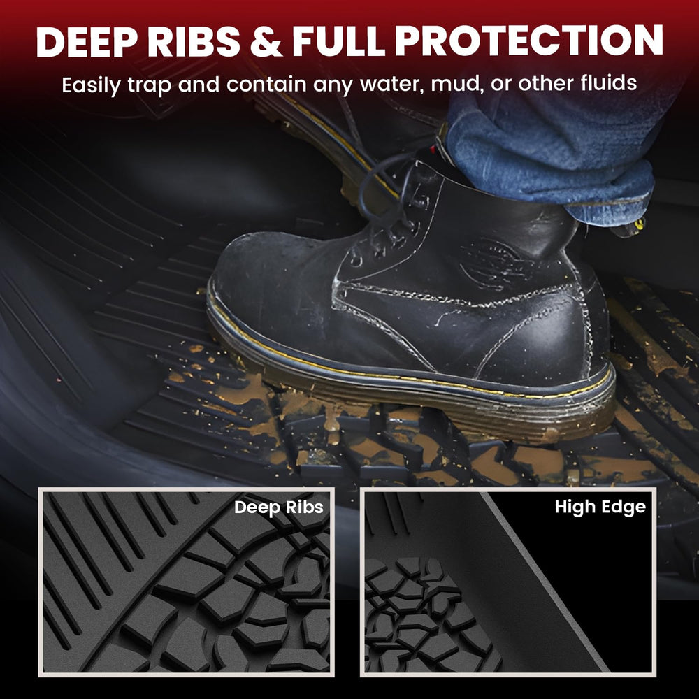 LASFIT all-weather floor mats offer soft-touch feel and easy maintenance