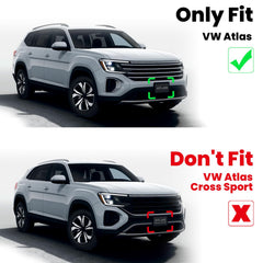 LASFIT VW Atlas second row floor mats designed for precise fit and easy cleaning