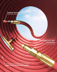 Lasfit H4 four-way inflator deflator demonstrating high-flow capability for rapid air up.
