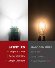 LASFIT L2 3157 tail light upgrade enhances night-time visibility.