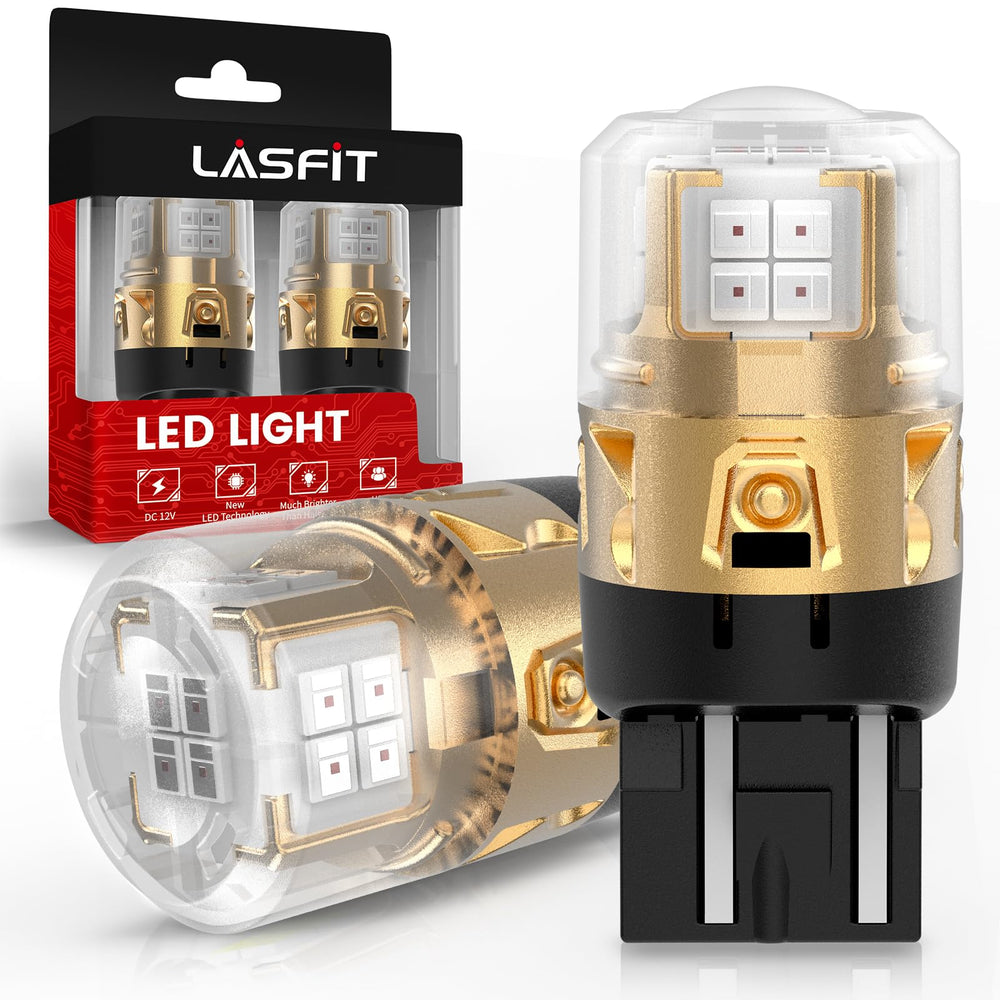 LASFIT L2 7440/7443 LED bulbs offer bright brake and tail light visibility for safer night driving.