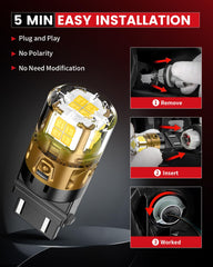 LASFIT aluminum heat-sink body keeps the bulbs cool under high temperatures.