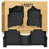 LASFIT Nissan Titan crew cab floor mats con ajuste preciso y cobertura total