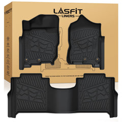 LASFIT Nissan Titan crew cab floor mats con ajuste preciso y cobertura total