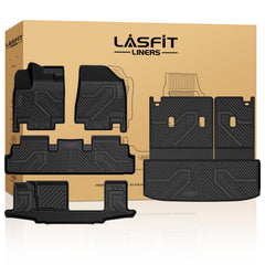 LASFIT Pathfinder front-row mats display full coverage and all-weather protection.