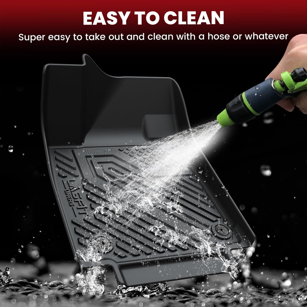 LASFIT raised-edge design helps contain spills and crumbs effectively.