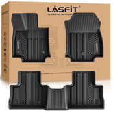 LASFIT RAV4 floor mats with custom fit protect carpets from dirt and spills.