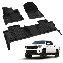 LASFIT Toyota Tundra CrewMax front mats with all-weather protection and precise fit