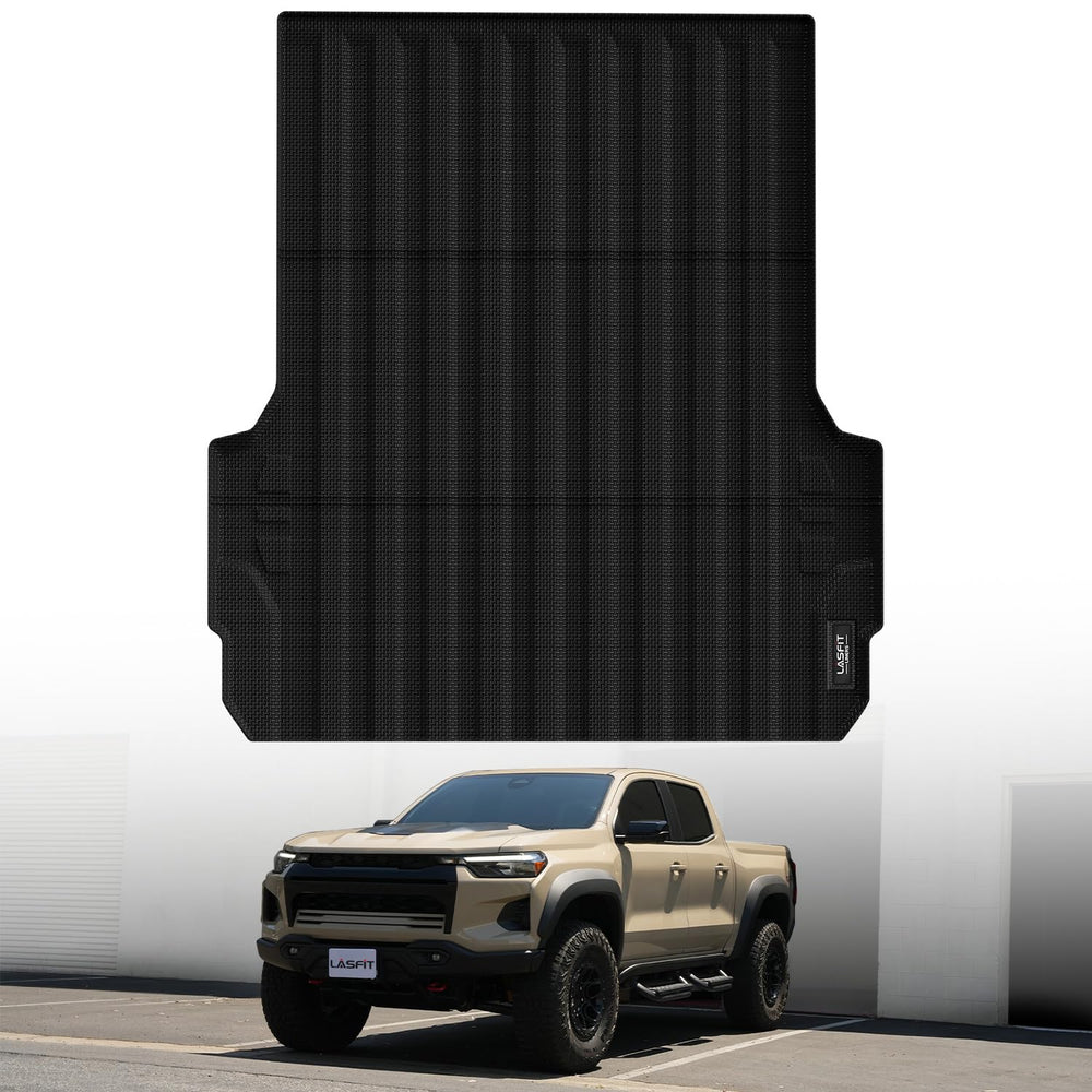 LASFIT truck bed mat custom-fit for Colorado Canyon protects bed from wear
