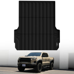 LASFIT truck bed mat custom-fit for Colorado Canyon protects bed from wear