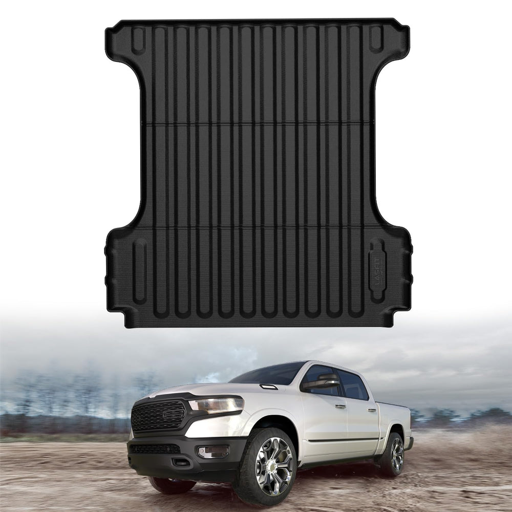 LASFIT Ram 1500 short-bed truck bed mat offers precise fit and bed protection.