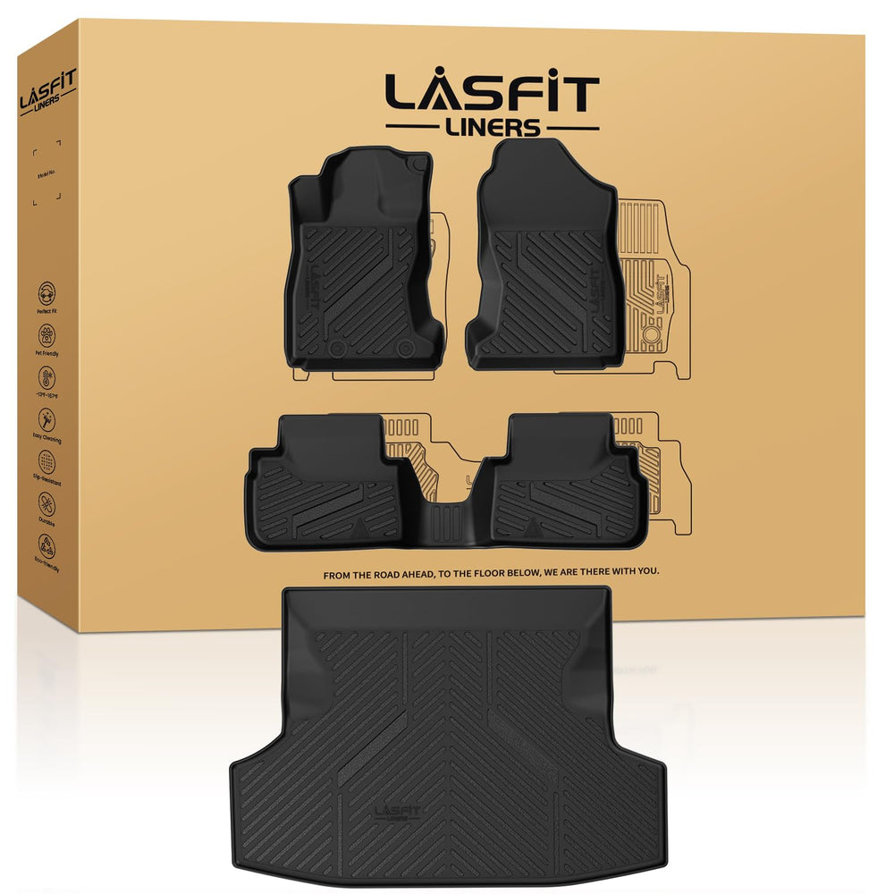 LASFIT WRX floor mats with 3D laser fit for precise coverage