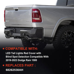 Lathsy blind-spot tail light for Ram 1500 improves adjacent-lane awareness.