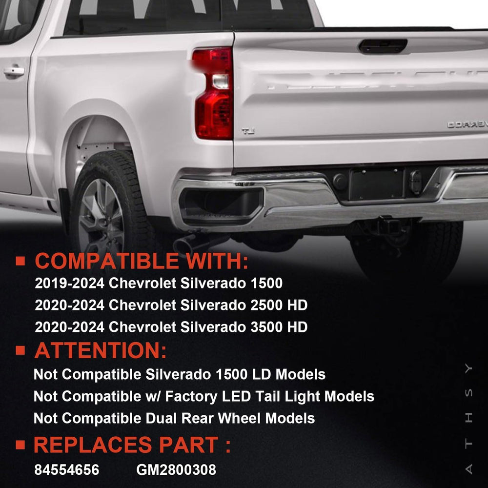 Lathsy halogen tail light Silverado 1500 rear view for clearer signaling