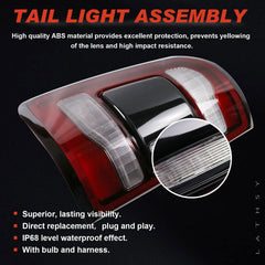 Lathsy tail light OE 68263397AE verified for Ram 1500 compatibility