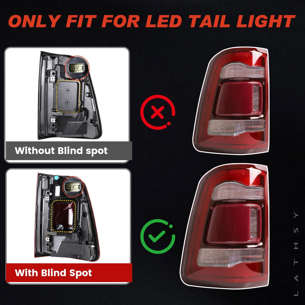 Lathsy blind-spot design tail light helps other drivers notice your vehicle