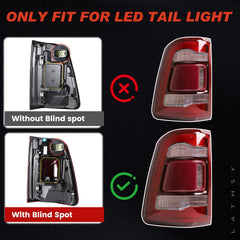 Lathsy blind-spot design tail light helps other drivers notice your vehicle