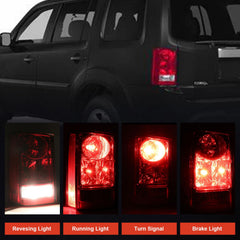 Lathsy rear light assembly in durable plastic casing for Honda Pilot