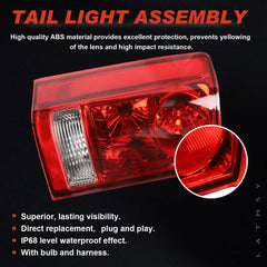Lathsy tail light waterproof seal maintains lens clarity in rain
