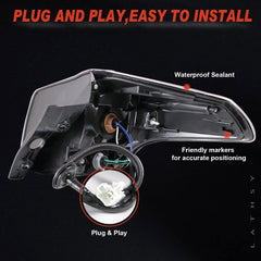 Lathsy tail light outer left for RAV4 2016-2018 close-up finish and seal.