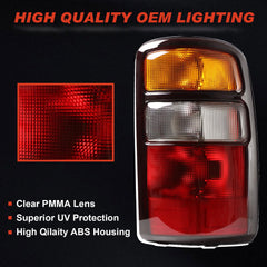 Lathsy tail light packaging shows replacement guarantee and easy return