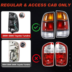 Lathsy tail light assembly plug-and-play with bulbs.