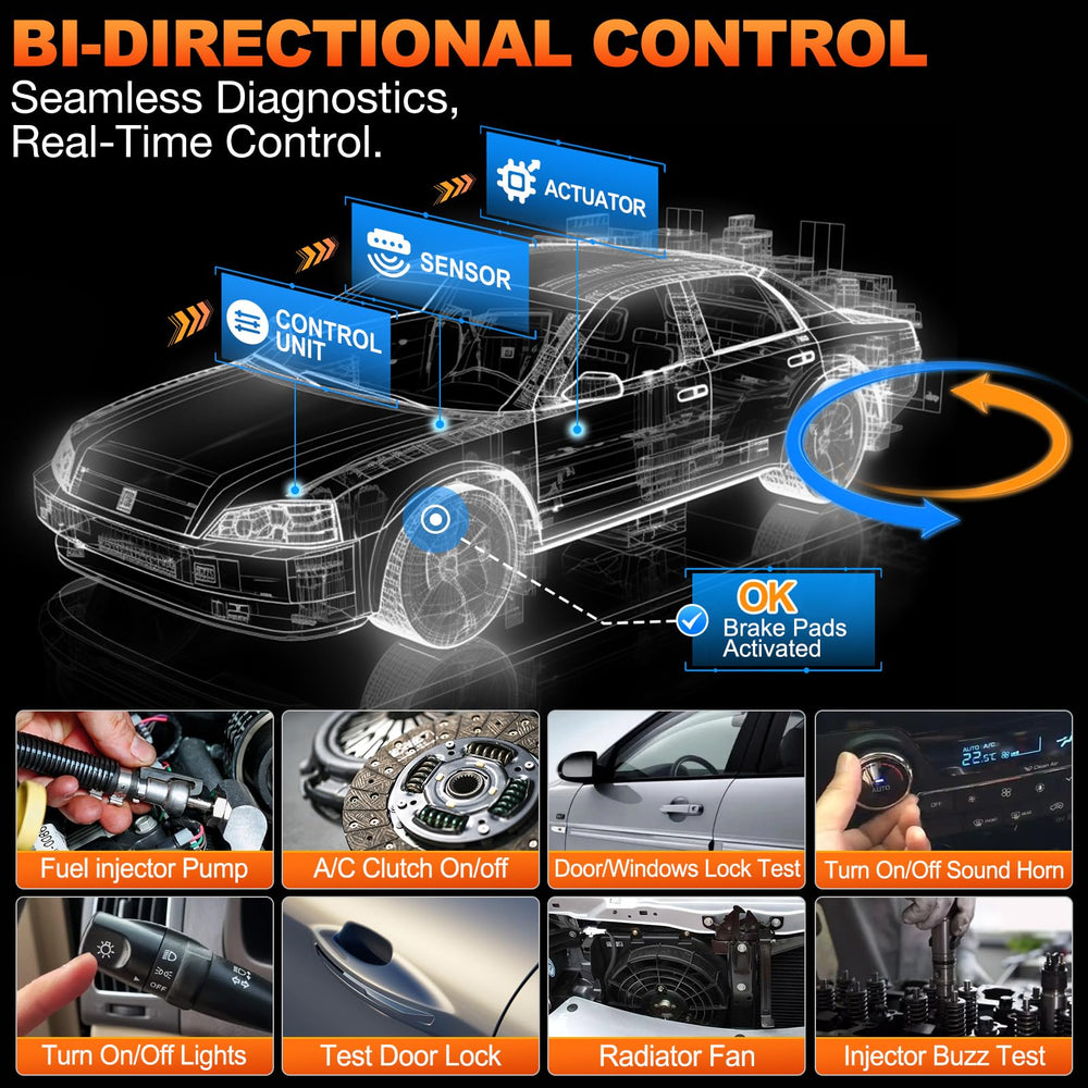 LAUNCH Creader Elite full GM diagnosis on a vehicle