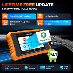 Launch Creader Elite V2 lifetime free update and data sharing capability.