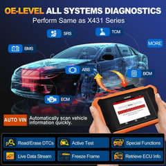 LAUNCH Creader Elite V2.0 Auto VIN captures GM vehicle data quickly for faster scans