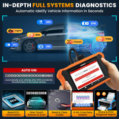 LAUNCH CReader Elite V3.0 4 inch touchscreen in use for quick checks