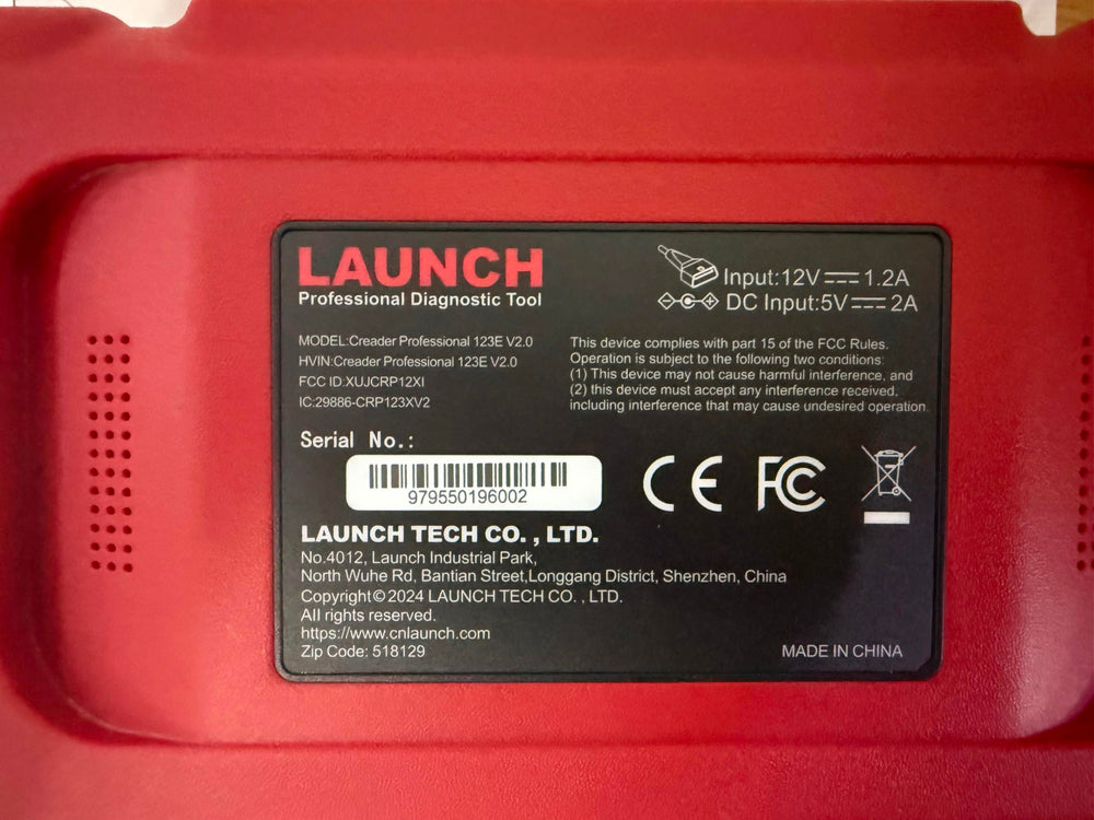 LAUNCH CRP123E V2.0 live data graph helps monitor vehicle performance.