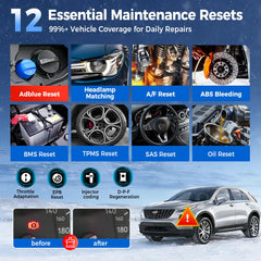 LAUNCH CRP129X autoauth AutoVIN feature speeds car VIN read and scan.