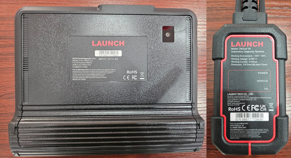 LAUNCH X431 PRO V5.0 packaging box ready for professional use.