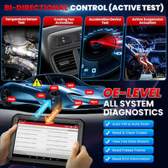 LAUNCH X431 PRO3S+ Elite 4-core 2.0 GHz processor speeds up tasks