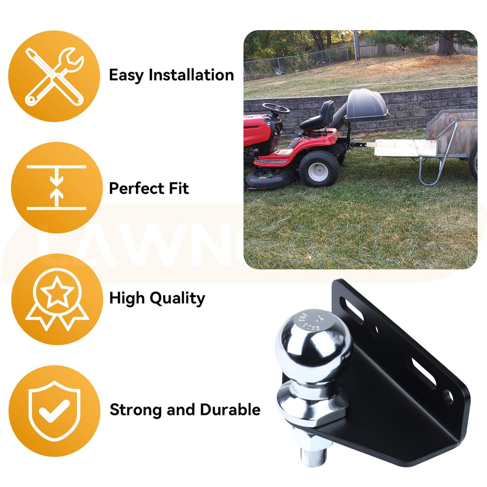 Lawneagle slotted mounting holes aid alignment during installation
