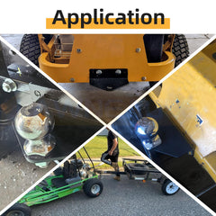 Lawneagle versatile hitch attachment suits carts, trailers, debris hauling