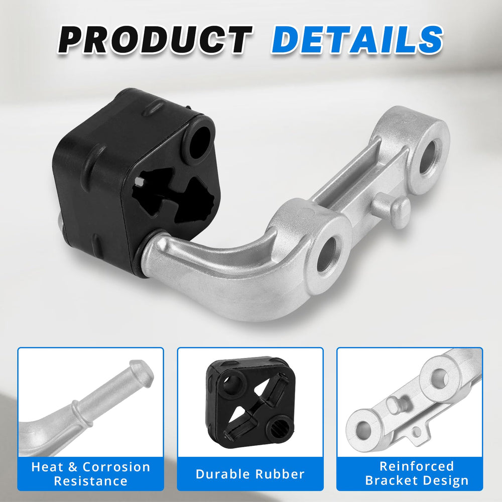 Lazenta closeup of rubber isolator right, wear-resistant mounting solution