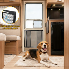 LCGAOYA RV door guard adjustable width 22-31.5 inches.