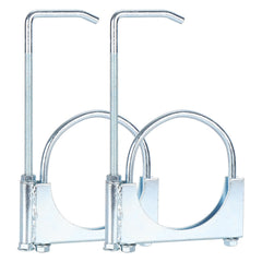 LCGP 4in universal exhaust clamp with hanger for secure pipe connections during installation
